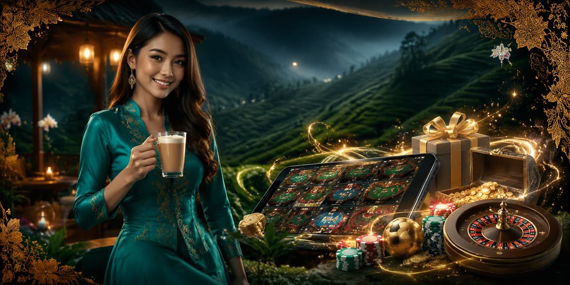 Suasana hiburan kasino Malaysia dengan motif batik dalam platform 41000